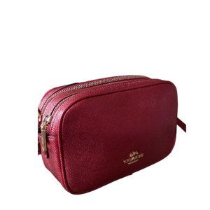 Coach Jes Crossbody 20 Leather Bag Metallic Clay